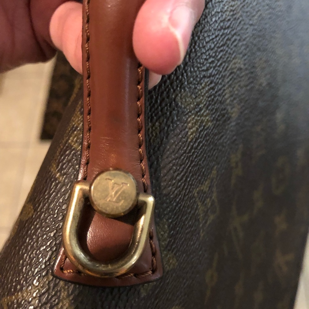 TODAY ONLY:Authentic Louis Vuitton Monceau Bag- AS IS- handle dirt signs of wear - Picture 6 of 17